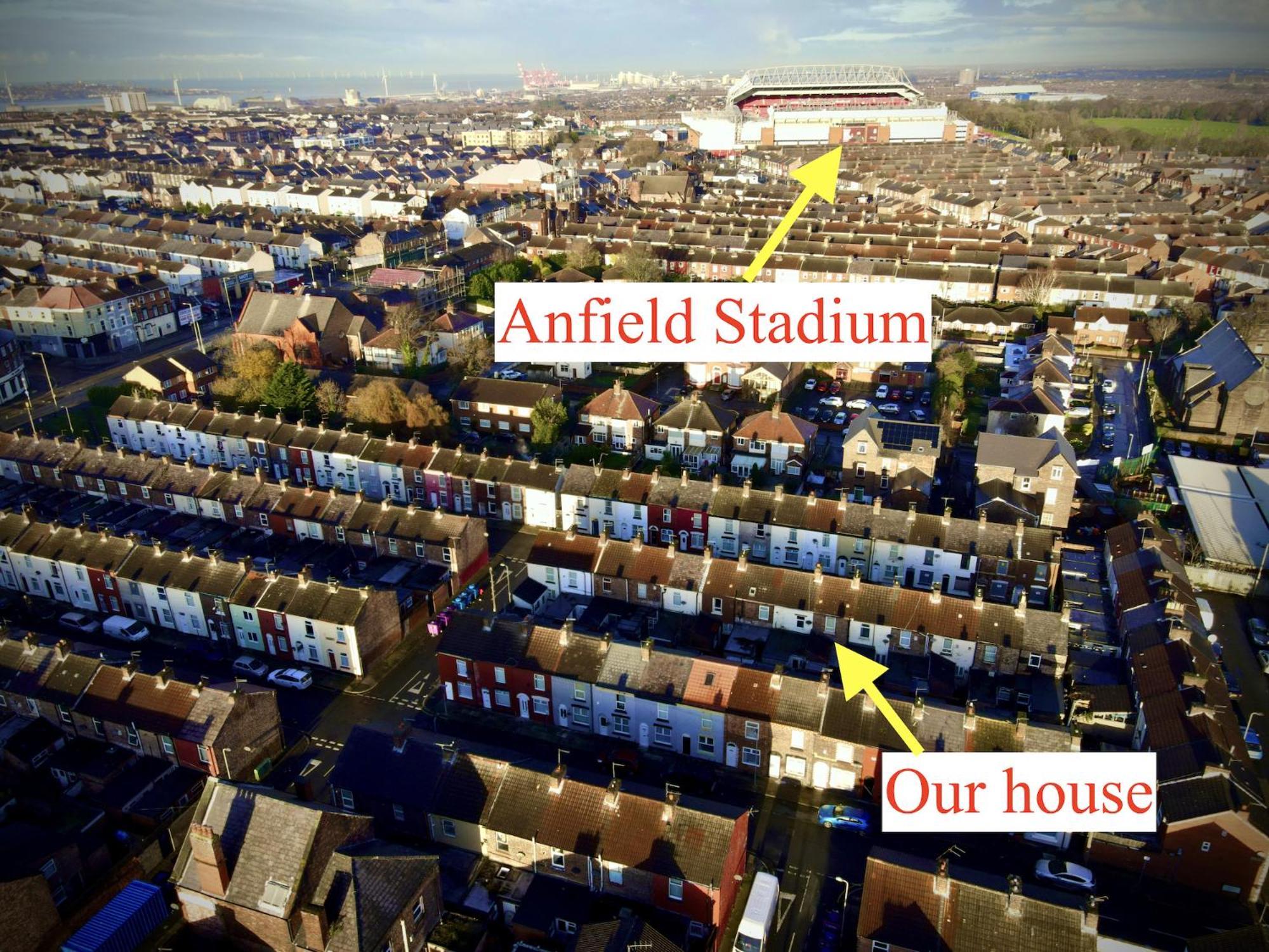 Cosy Anfield Guesthouse - Free Parking Ліверпуль Екстер'єр фото